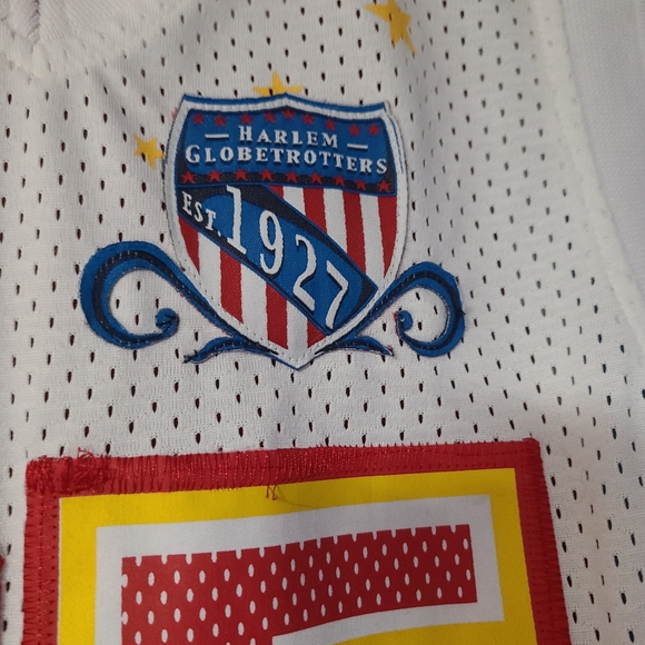 #35 "Geese" Harlem Globetrotters Platinum Fubu Original Size 2X - Picture 6 of 8